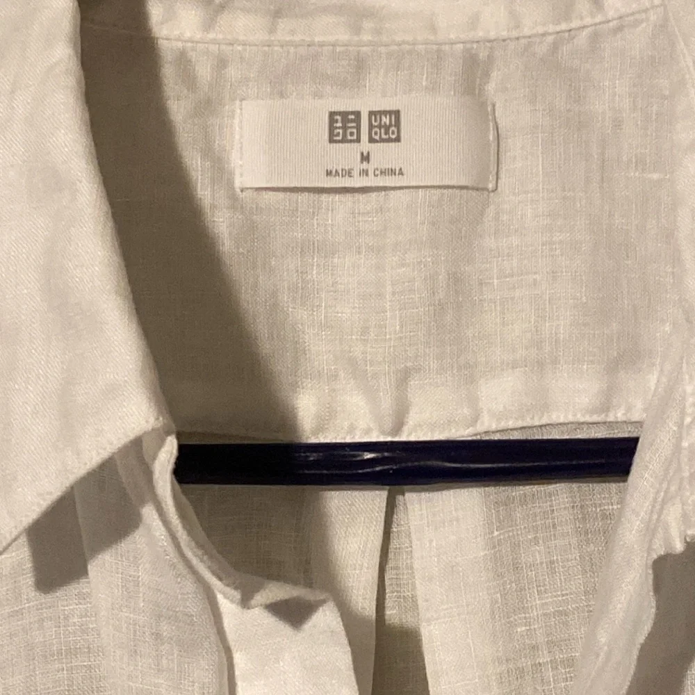 Uniqlo Premium Linen Long Sleeve Shirt NWT - Picture 4 of 7